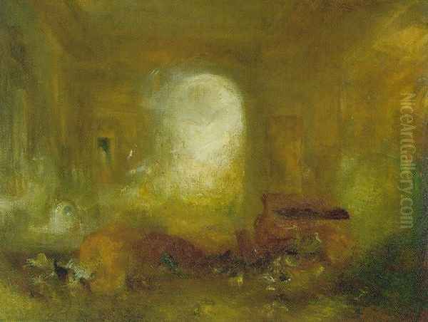 Interior at Petworth 2 Oil Painting by Joseph Mallord William Turner