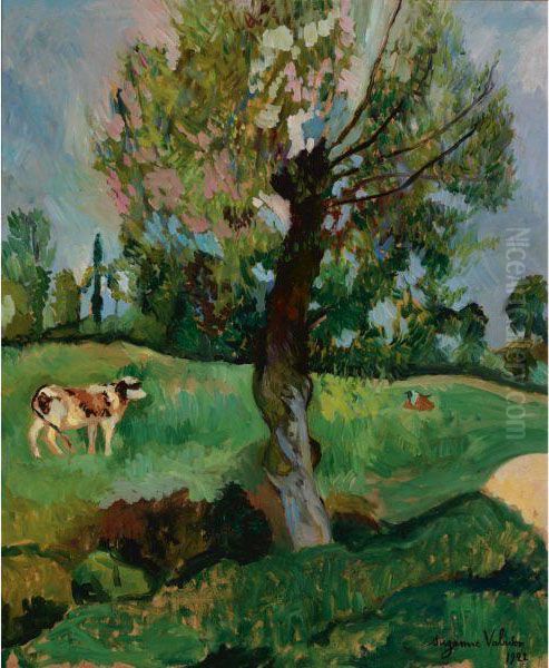 L'aulne Dans La Prairie Oil Painting by Suzanne Valadon