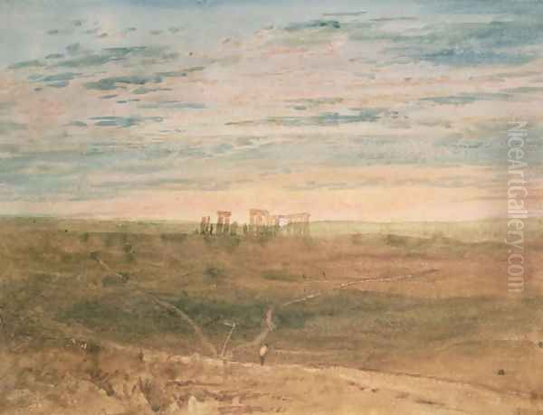 Stonehenge Oil Painting by Joseph Mallord William Turner