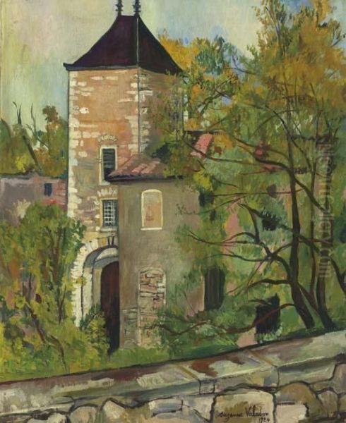 Tour Du Chateau De Saint-bernard Oil Painting by Suzanne Valadon