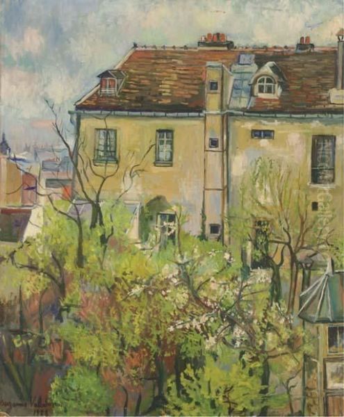 Le Jardin De La Rue Cortot Oil Painting by Suzanne Valadon