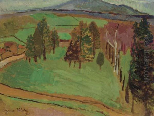 Une Route A La Campagne Oil Painting by Suzanne Valadon