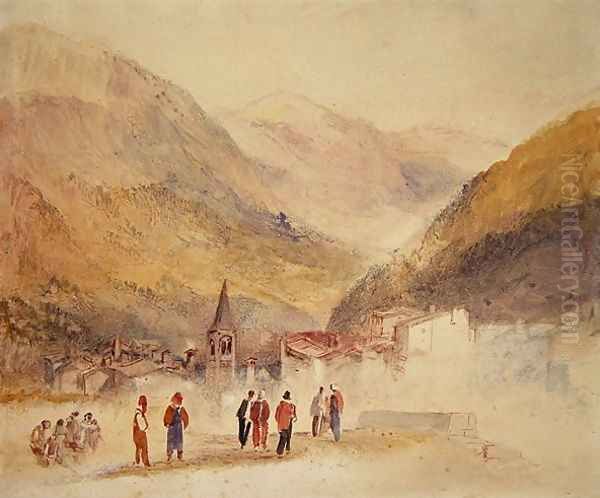 Pre St Didier, 1836 Oil Painting by Joseph Mallord William Turner