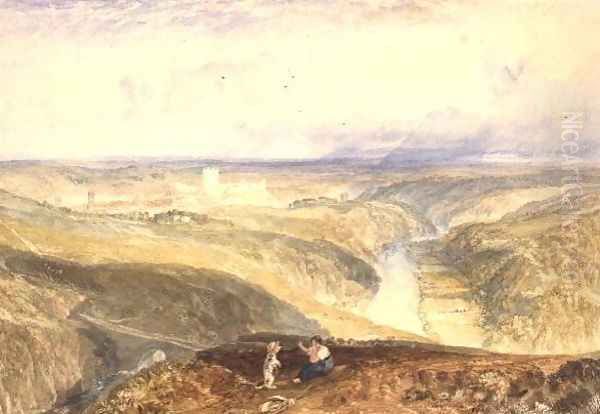 Richmond, Yorkshire, c.1825-28 Oil Painting by Joseph Mallord William Turner