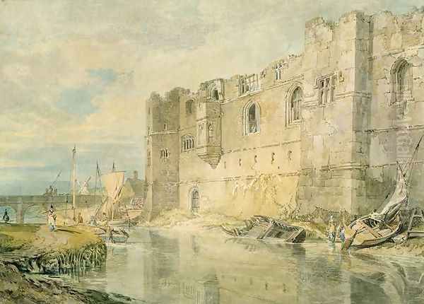 Newark-upon-Trent, c.1796 Oil Painting by Joseph Mallord William Turner