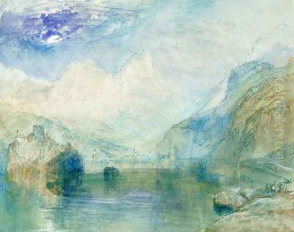 The Lowerzer See Oil Painting by Joseph Mallord William Turner