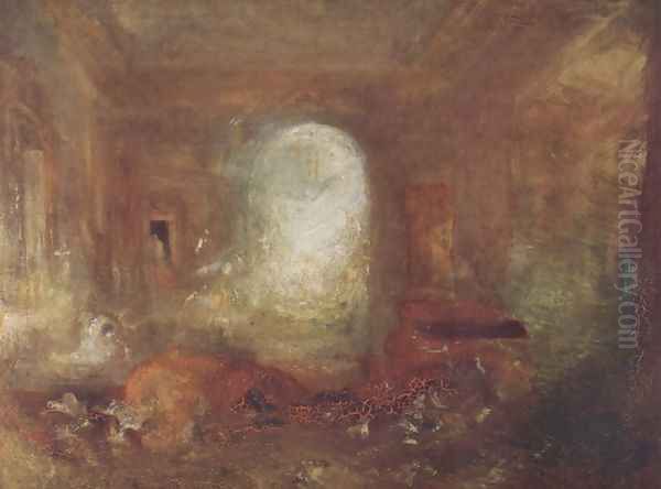 Interieur in the Petworth House Oil Painting by Joseph Mallord William Turner