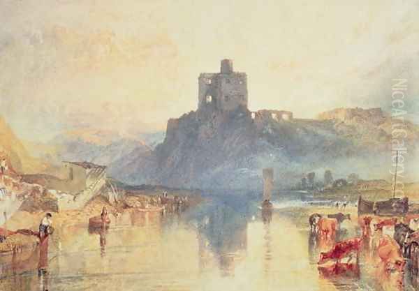 Norham Castle, 1824 Oil Painting by Joseph Mallord William Turner