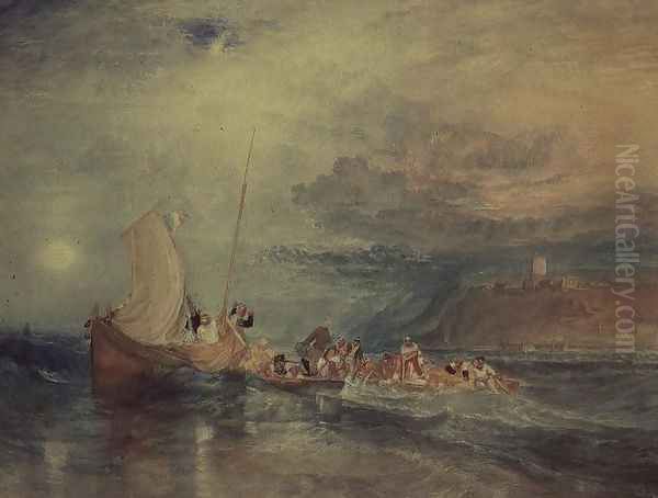 Smuggler of Folkestone Oil Painting by Joseph Mallord William Turner