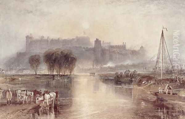 Windsor Castle Oil Painting by Joseph Mallord William Turner