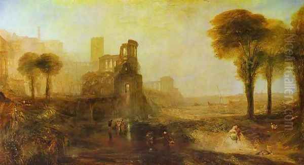 Caligula's Palace and Bridge Oil Painting by Joseph Mallord William Turner