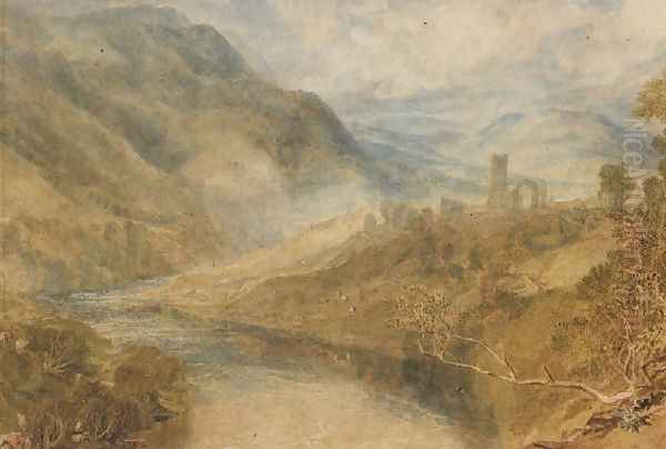 Merwick Abbey Oil Painting by Joseph Mallord William Turner