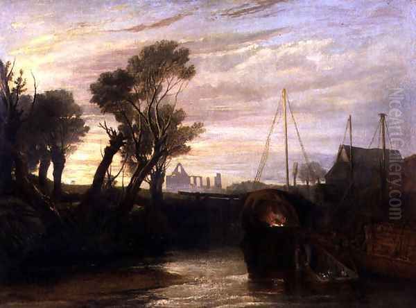 Newark Abbey, 1807 Oil Painting by Joseph Mallord William Turner