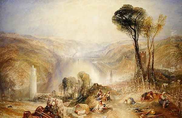 Oberwesel Oil Painting by Joseph Mallord William Turner