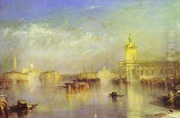 The Dogana, San Giorgio, Citella, From the Steps of the Europa Oil Painting by Joseph Mallord William Turner