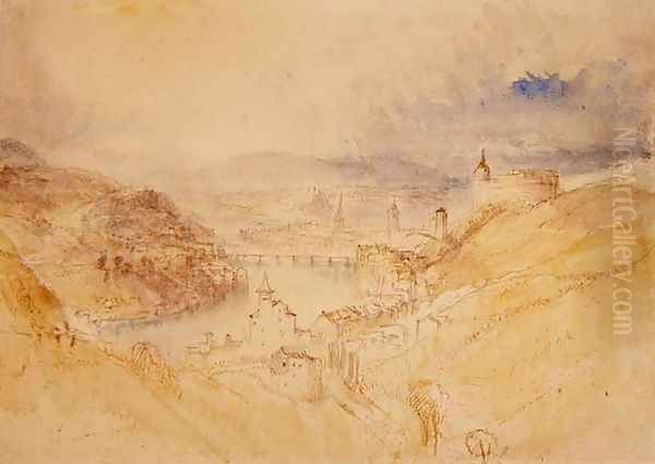 Schaffhausen, c.1840-44 Oil Painting by Joseph Mallord William Turner