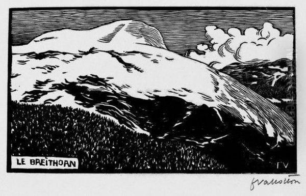 Le Breithorn Oil Painting by Felix Edouard Vallotton