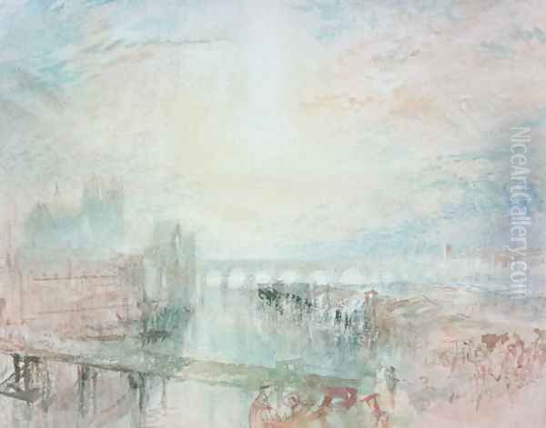 View of Lyons Oil Painting by Joseph Mallord William Turner