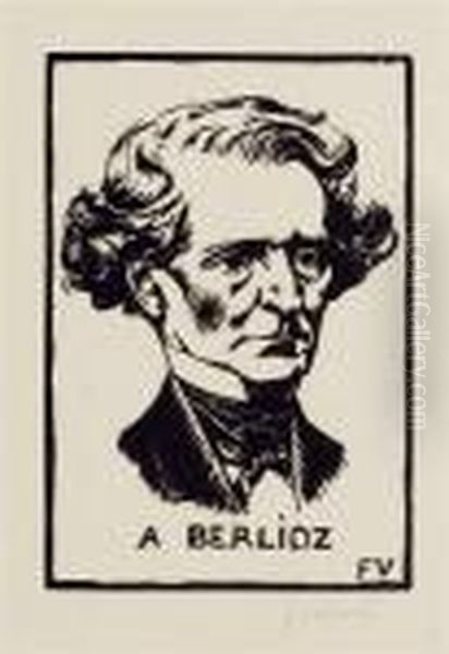 A Berlioz Oil Painting by Felix Edouard Vallotton