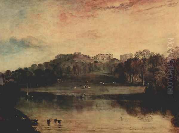 Hill with Turnbridge, domicile of the W.F. Woodgate Oil Painting by Joseph Mallord William Turner