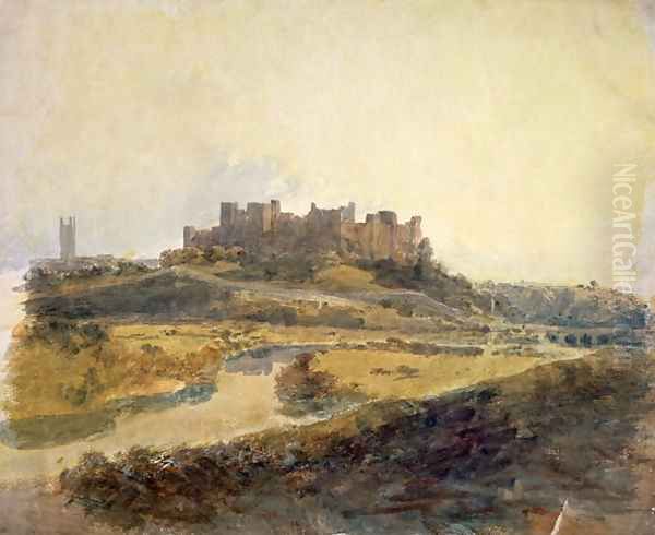 Ludlow Castle, 1798 Oil Painting by Joseph Mallord William Turner