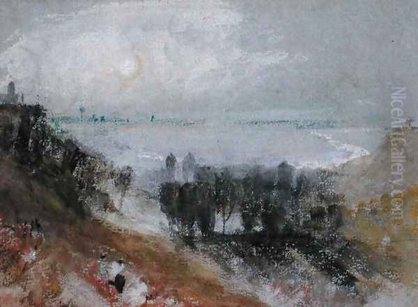 Tancarville, c.1830 Oil Painting by Joseph Mallord William Turner