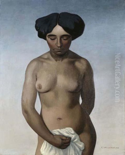 Torse De Femme. 1908. Oil Painting by Felix Edouard Vallotton