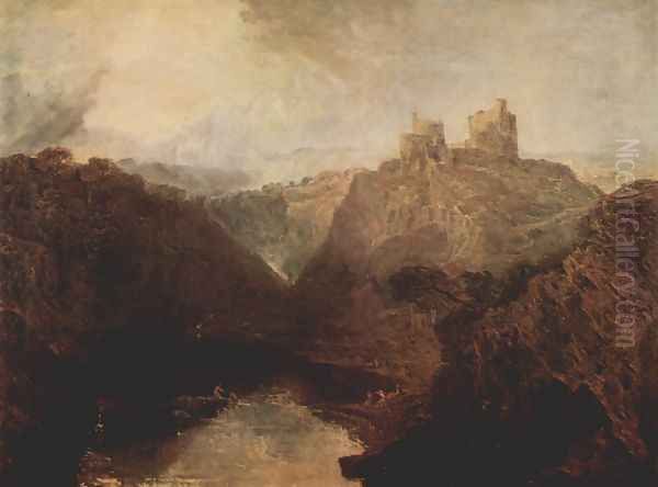 Castle of Kilgarran at Twyvey Oil Painting by Joseph Mallord William Turner