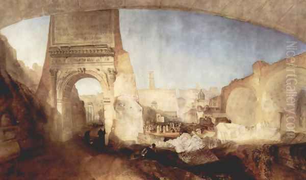 The forum Romanum Oil Painting by Joseph Mallord William Turner