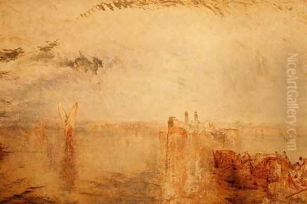 Returning from the Ball St. Martha c.1846 Oil Painting by Joseph Mallord William Turner