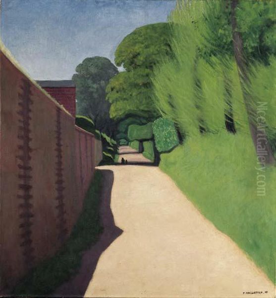 Weg Im Sonnenlicht Oil Painting by Felix Edouard Vallotton