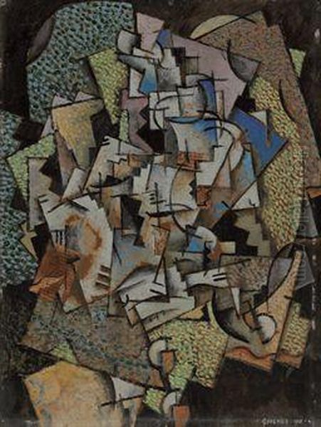 Composition Oil Painting by Georges Valmier