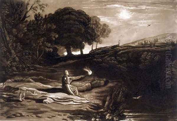 Rispah, from the Liber Studiorum, engraved by Robert Dunkarton, 1812 Oil Painting by Joseph Mallord William Turner