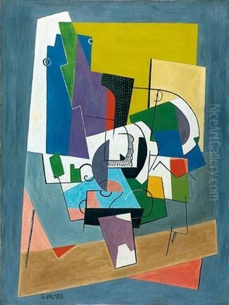 Composition Oil Painting by Georges Valmier