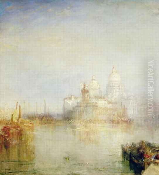 The Dogana and Santa Maria della Salute, Venice, 1843 2 Oil Painting by Joseph Mallord William Turner