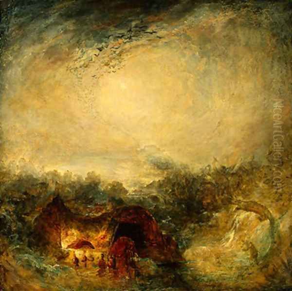 The Evening of the Deluge Oil Painting by Joseph Mallord William Turner