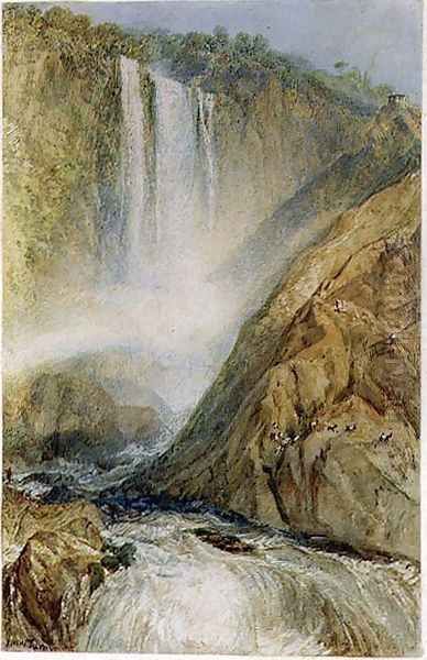 The Falls of Terni, 1817 Oil Painting by Joseph Mallord William Turner