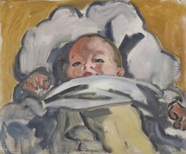 Le Bebe Oil Painting by Louis Valtat