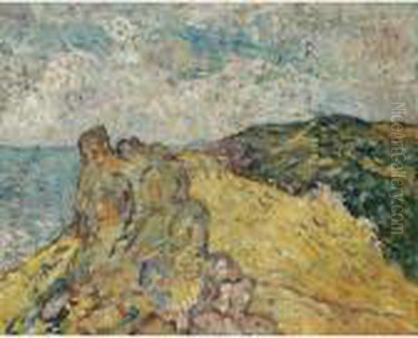 Paysage Cotier Oil Painting by Louis Valtat