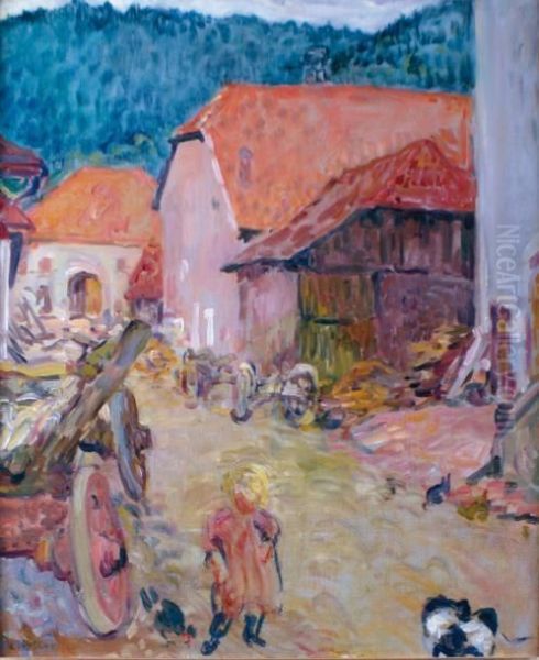 Ferme Dans Les Vosges Oil Painting by Louis Valtat