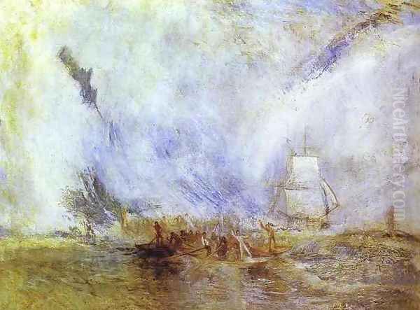 Whalers Oil Painting by Joseph Mallord William Turner