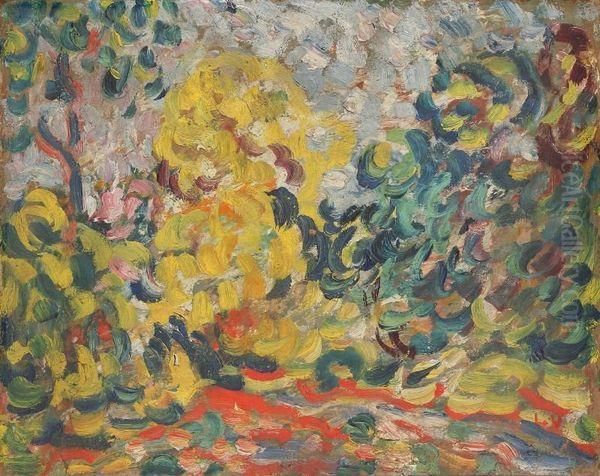 Les Grands Arbres Oil Painting by Louis Valtat