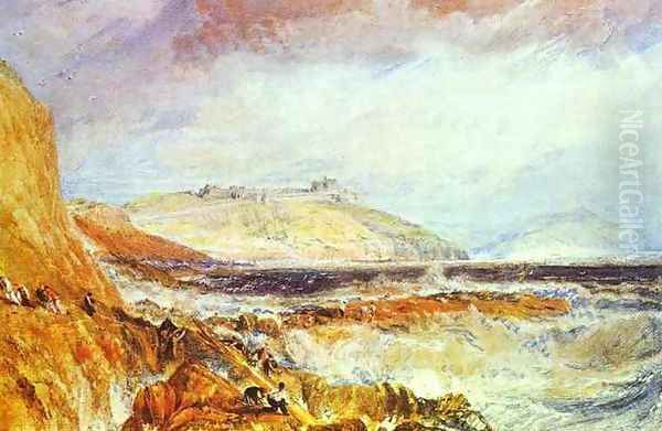 Pendennis Castle, Cornwall_ Scene after a Wreck Oil Painting by Joseph Mallord William Turner