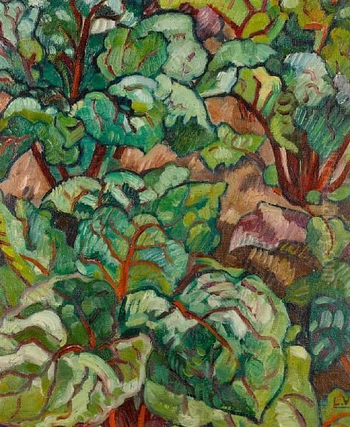 Plantes Vertes Oil Painting by Louis Valtat