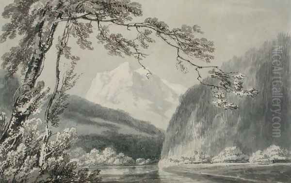 Near Grindelwald, c.1796 Oil Painting by Joseph Mallord William Turner