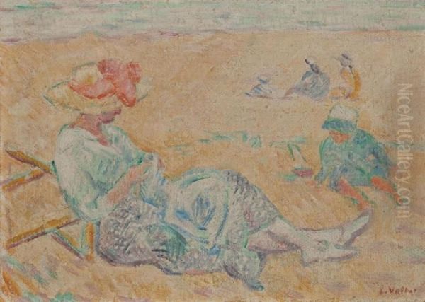 La Couture Sur La Plage Oil Painting by Louis Valtat