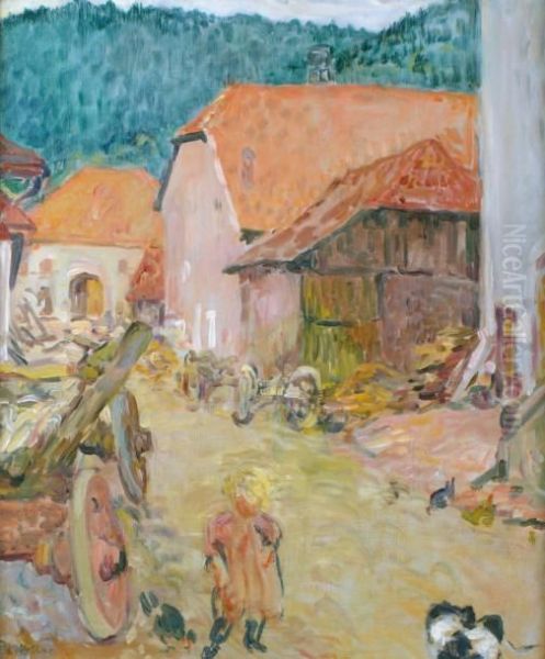 Ferme Dans Les Vosges Oil Painting by Louis Valtat