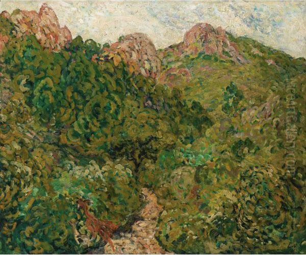 Paysage Du Midi Oil Painting by Louis Valtat