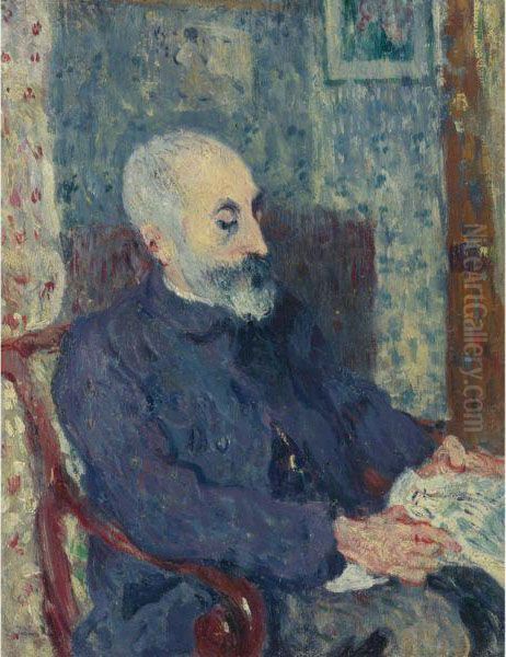 Monsieur Victor Valtat, Pere De L'artiste Oil Painting by Louis Valtat