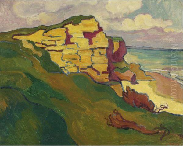 La Falaise Oil Painting by Louis Valtat